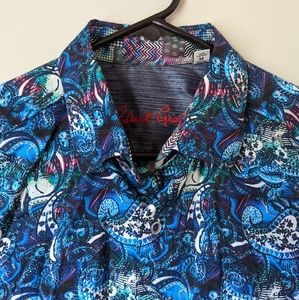 Robert Graham Cimarron Paisley Contrast Cuff Sport Button Down
